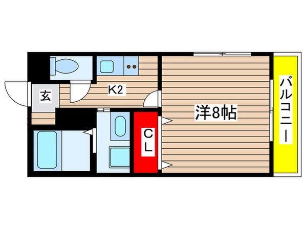 コリーヌ田面の物件間取画像